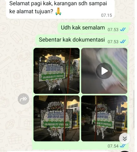 Pengiriman Papan Bunga Selamat Kartini