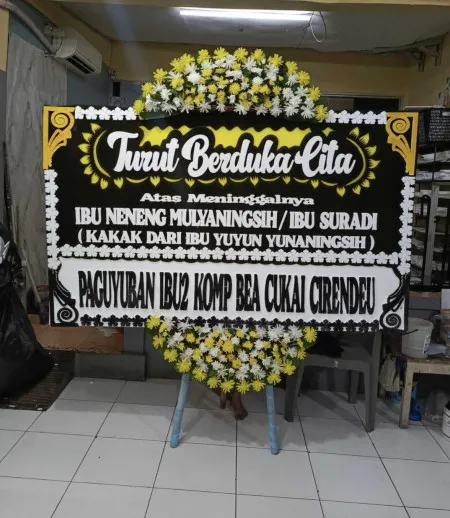 Papan Bunga Duka Kartini